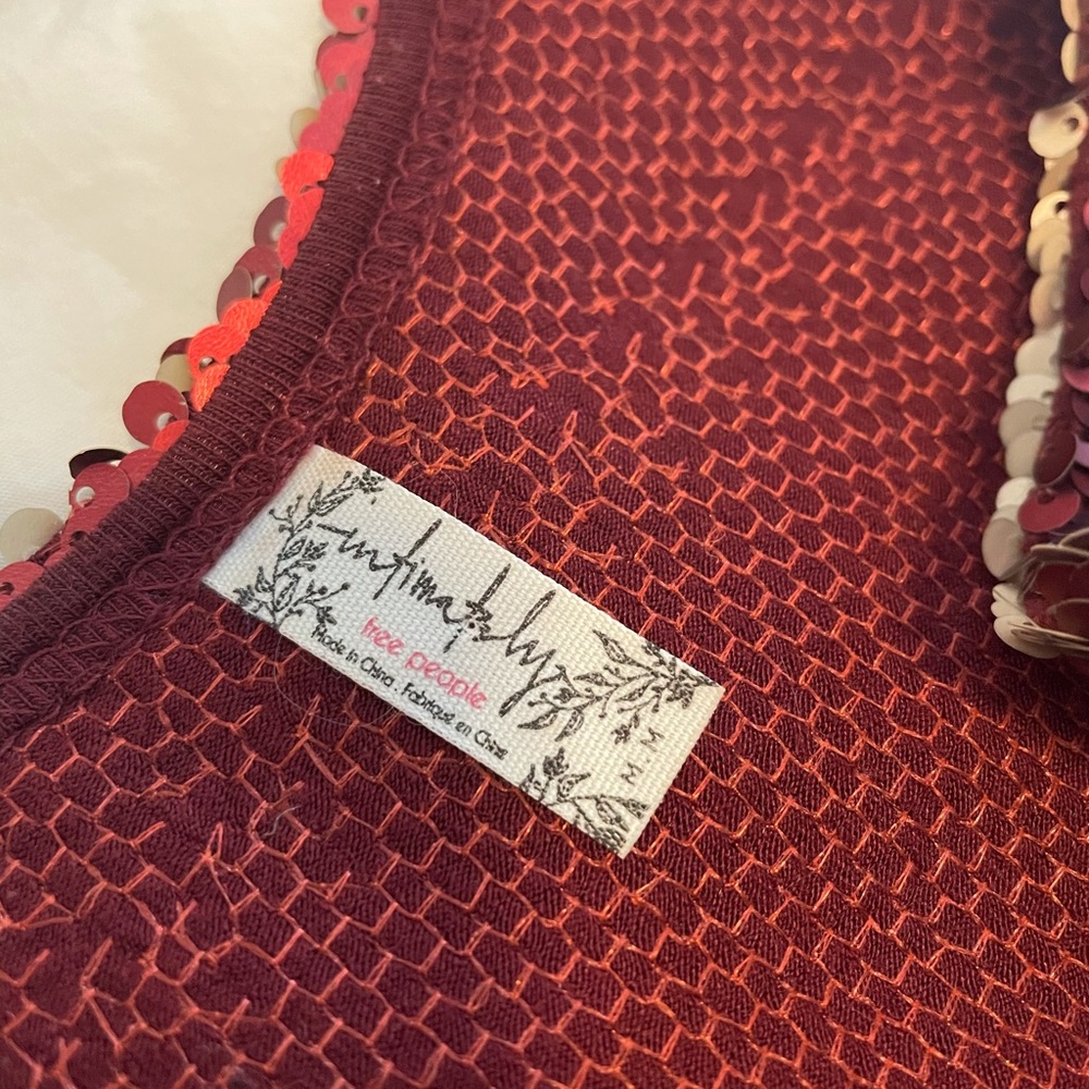 NWOT Free People Red Mini Dress - Picture 7 of 8